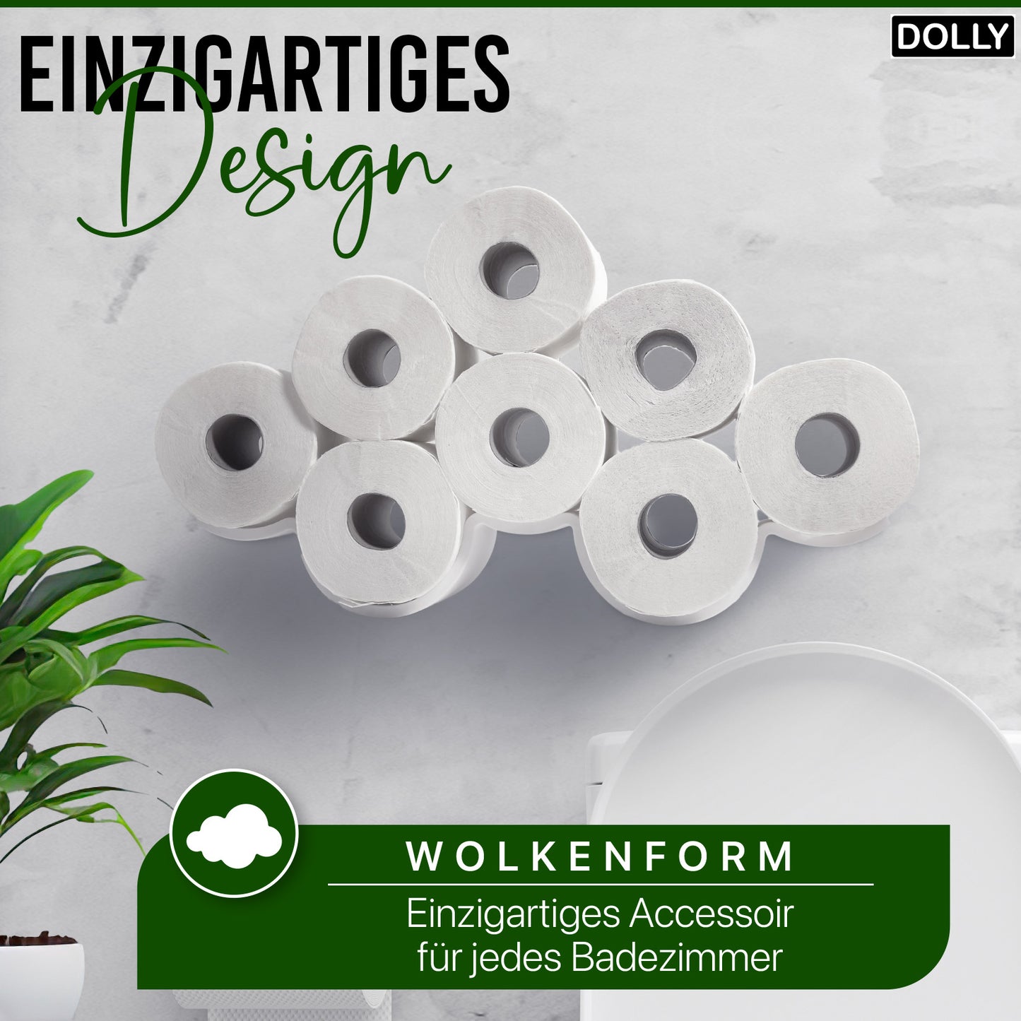 Toilettenpapierhalter Wolke