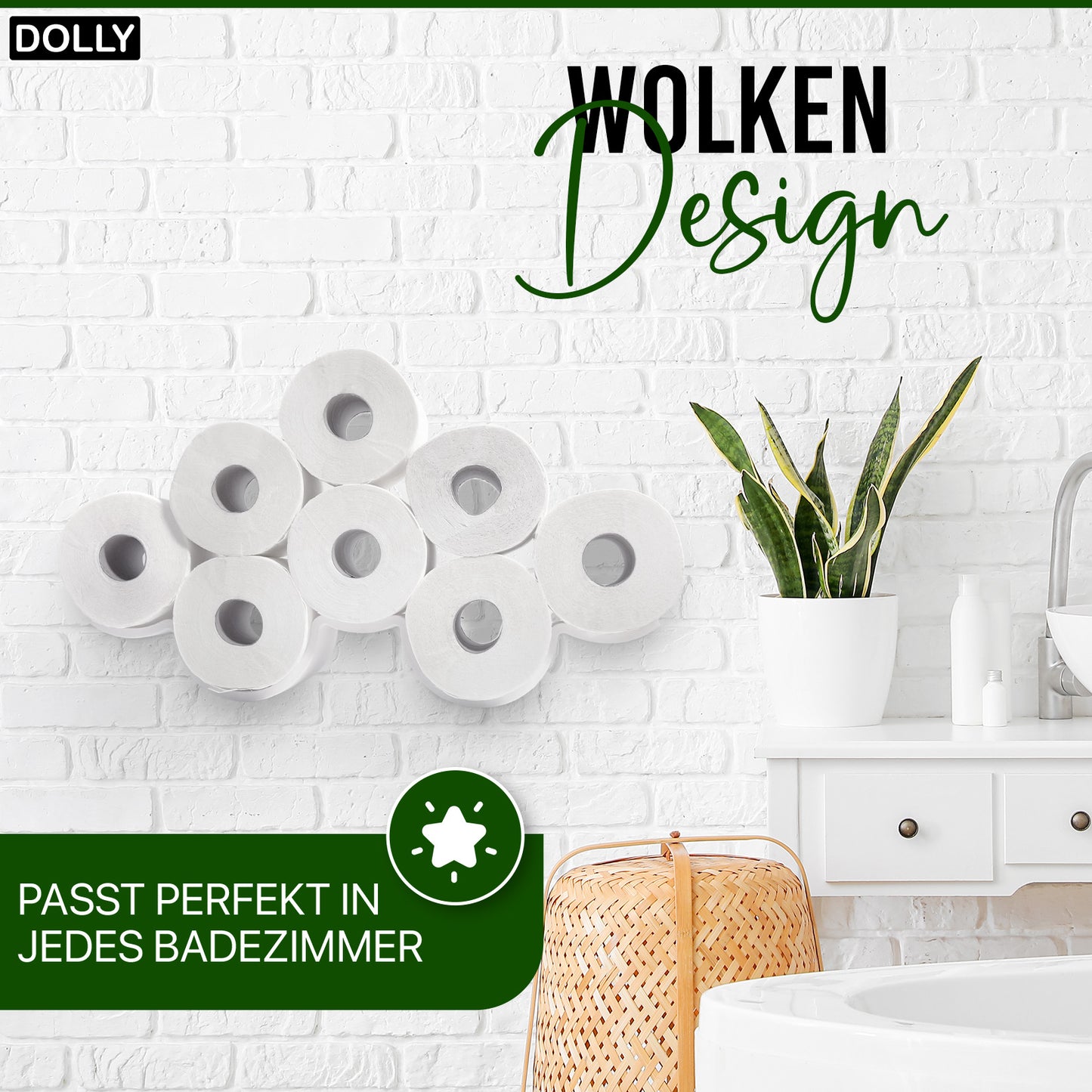 Toilettenpapierhalter Wolke