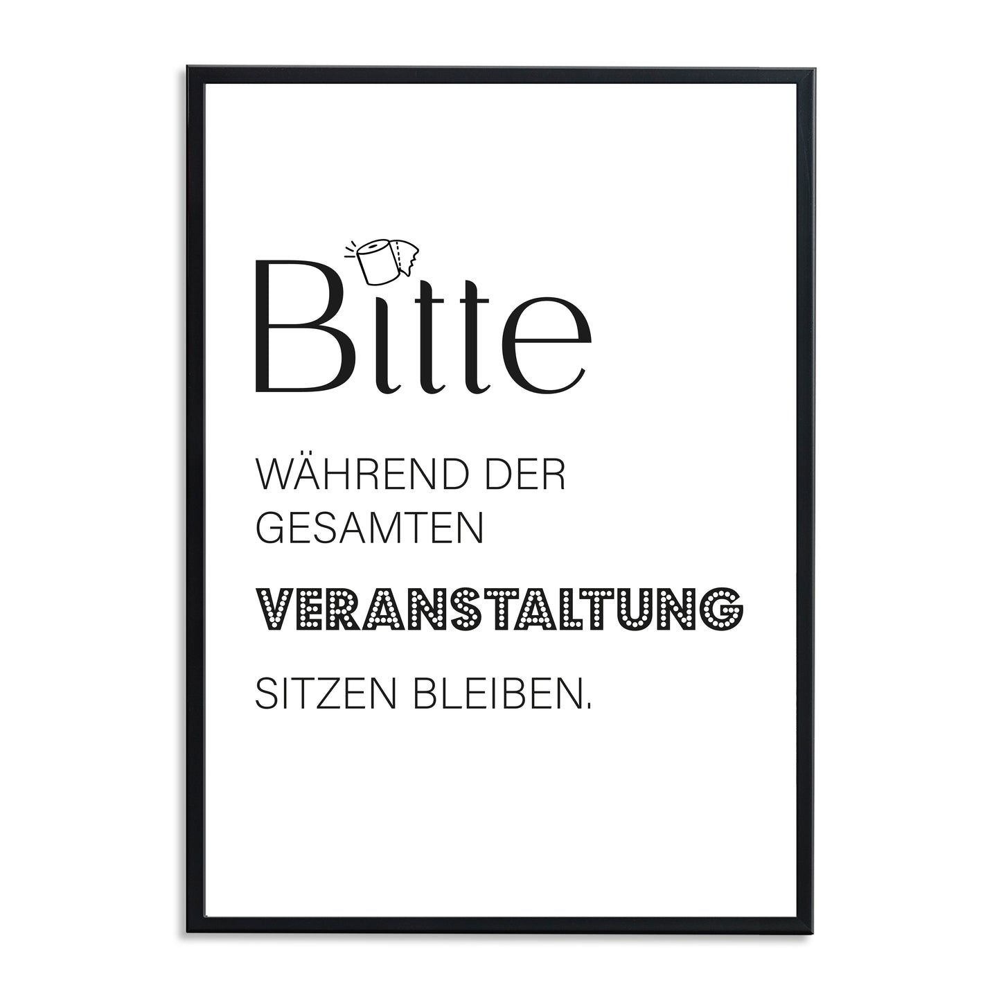 Veranstaltung . Kunstdruck