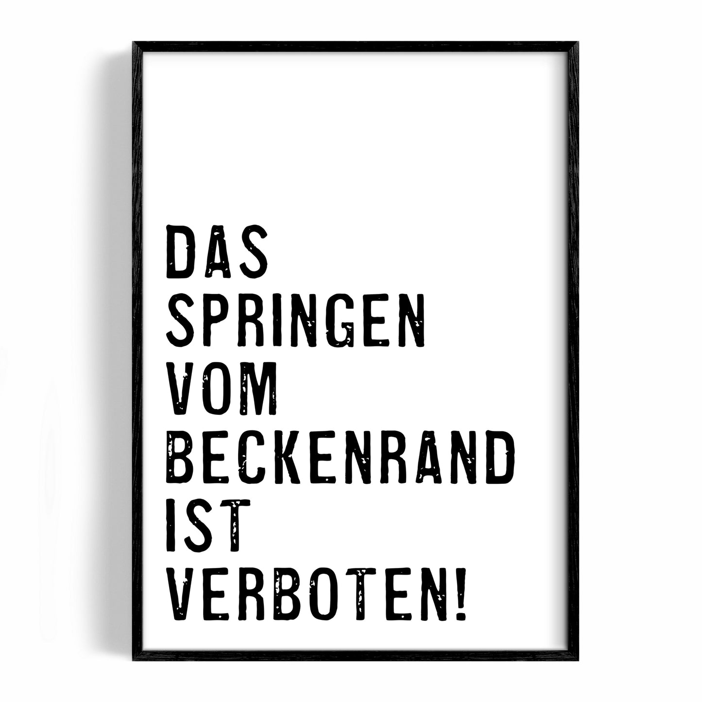 Beckenrand - Kunstdruck