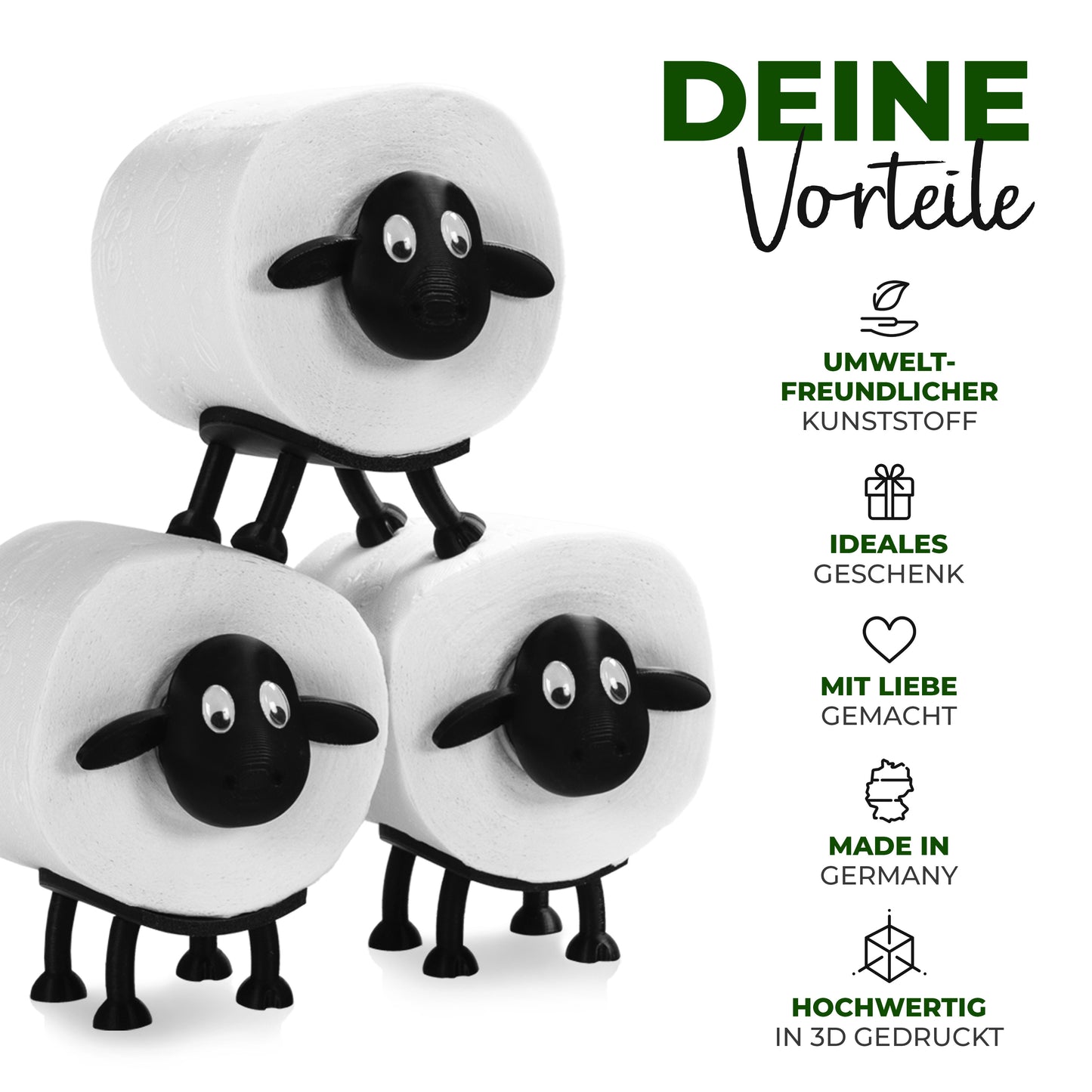 Dolly® Toilettenpapierhalter - das süße Schaf für dein WC